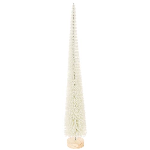 Albero di Natale decorativo con base in legno per decorazioni invernali, 40 cm, 3 pezzi
