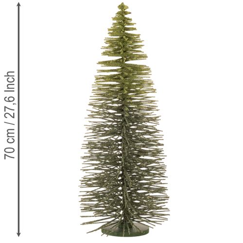 Albero di Natale artificiale verde per decorazioni invernali, 70 cm | Floristik24.it