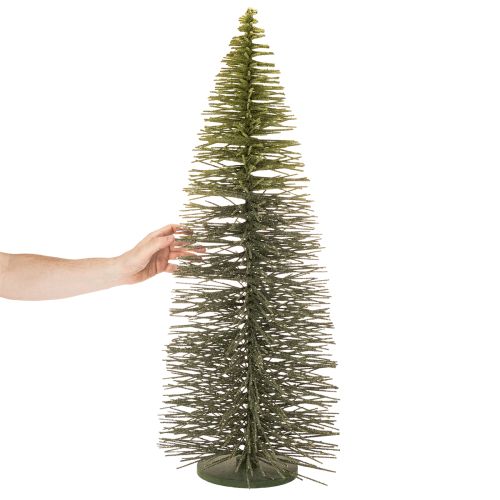 Albero di Natale artificiale verde con supporto per decorazione da tavolo, 90 cm | Floristik24.it