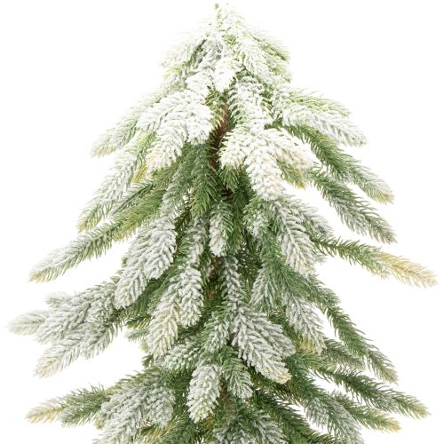 Abete artificiale con decorazioni innevate, inverno e Natale, 95 cm | Floristik24.it