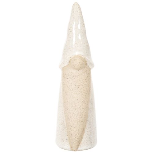 Statuetta decorativa a forma di gnomo, in ceramica leggera, stile scandinavo, 18 cm, 3 pezzi | Floristik24.it