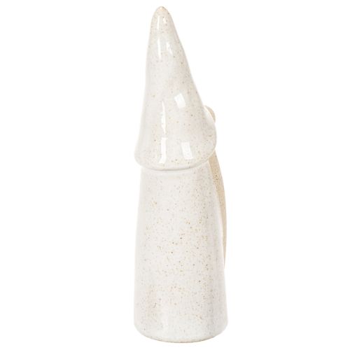 Statuetta decorativa a forma di gnomo, in ceramica leggera, stile scandinavo, 18 cm, 3 pezzi | Floristik24.it
