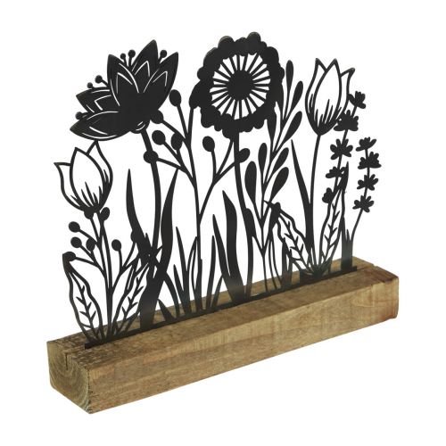 Floristik24 Stand fiore prato decorazione primaverile in metallo 23 cm H20,5 cm