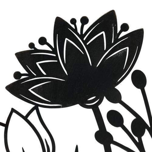 Floristik24 Stand fiore prato decorazione primaverile in metallo 23 cm H20,5 cm