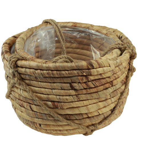 Floristik24 Cestino per appendere giacinto d&#39;acqua naturale 25/31 cm set da 2