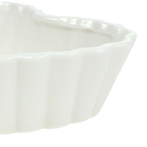 Floristik24 Stampo per dolci cuore bianco 16cm 2 pezzi