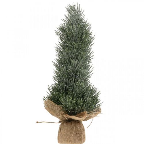 Prodotto Mini albero di Natale innevato artificialmente in un sacco H41cm