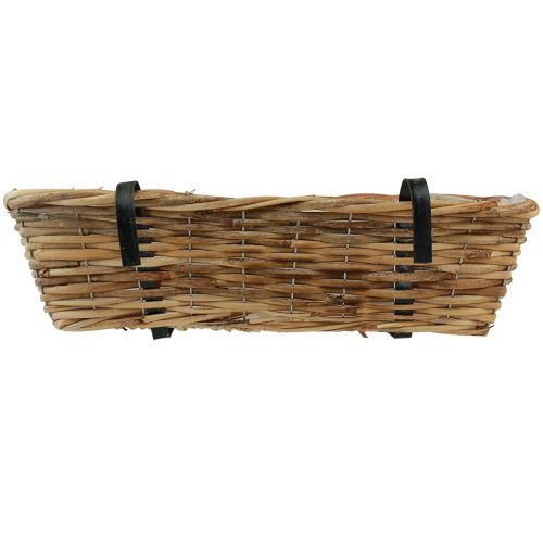 Prodotto Fioriera da balcone per appendere in rattan naturale L51cm