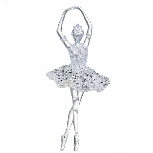 Floristik24 Appendino decorativo Decorazione per albero di Natale Ballerina 18 cm 2 pezzi