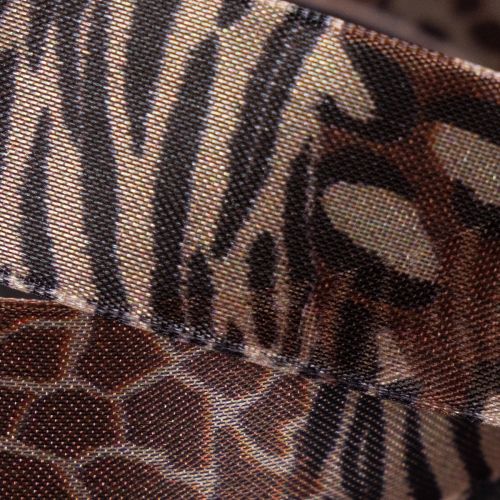 Nastro decorativo, stampa animalier, motivo leopardato, nastro regalo, larghezza 25 mm, lunghezza 20 m | Floristik24.it