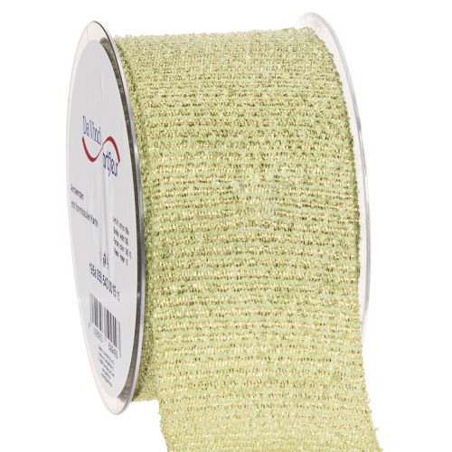 Nastro decorativo con glitter, nastro largo per confezioni regalo, 55 mm di larghezza, 15 m di lunghezza acquistare | Floristik24.it