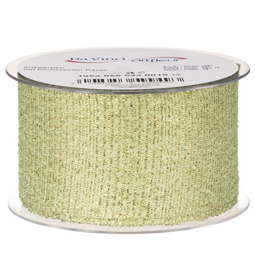 Nastro decorativo con glitter, nastro largo per confezioni regalo, 55 mm di larghezza, 15 m di lunghezza | Floristik24.it