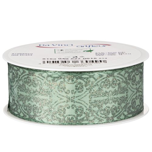 Nastro regalo con motivo classico per fiocchi e decorazioni, largo 40 mm, lungo 15 m. | Floristik24.it