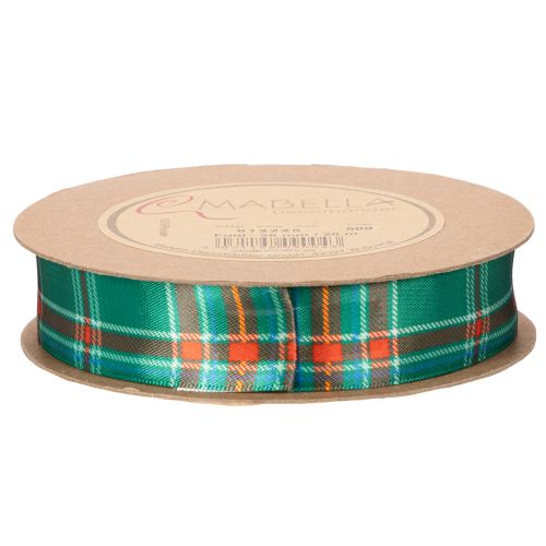 Nastro regalo a quadri, stile scozzese, 25 mm, 20 m | Floristik24.it