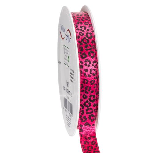 Nastro decorativo con stampa leopardata, rosa, 15 mm x 18 m acquistare | Floristik24.it