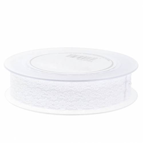 Prodotto Nastro in pizzo bianco 20mm 20m