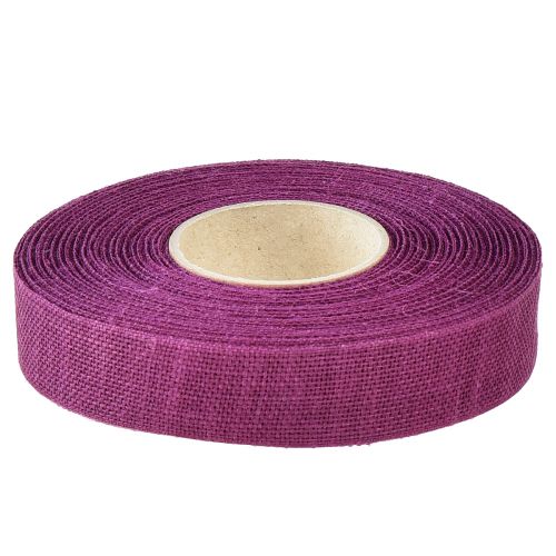 Prodotto Nastro decorativo nastro di lino bacche naturali 25mm 20m