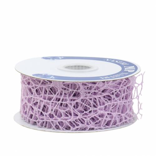 Prodotto Nastro Deco nastro a rete lavanda 40mm 10m