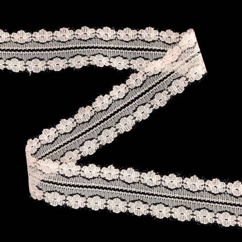 Floristik24 Nastro decorativo in pizzo nastro rosa 20m 3cm confezione regalo