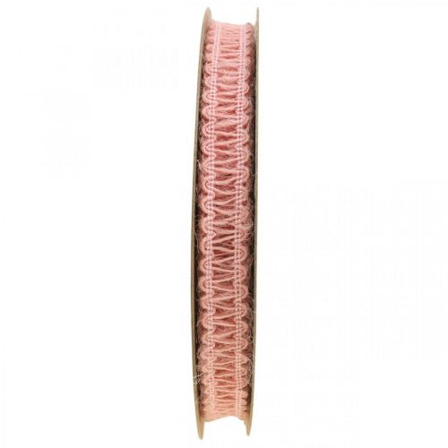 Nastro decorativo rosa antico, nastro di pizzo, forniture per fioristi, matrimonio B15mm L15m