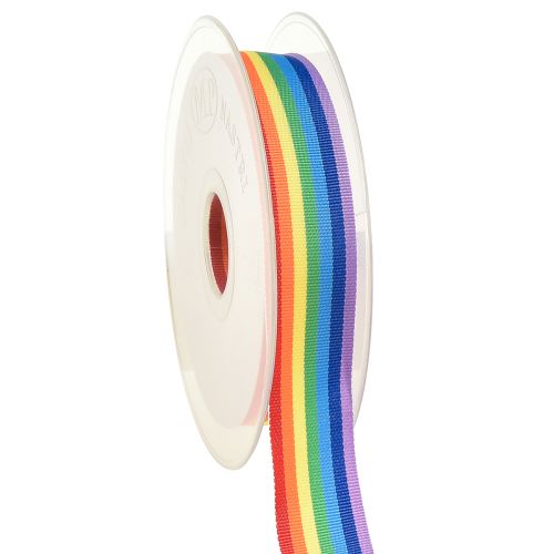 Nastro decorativo regalo nastro arcobaleno multicolore 25mm 20m