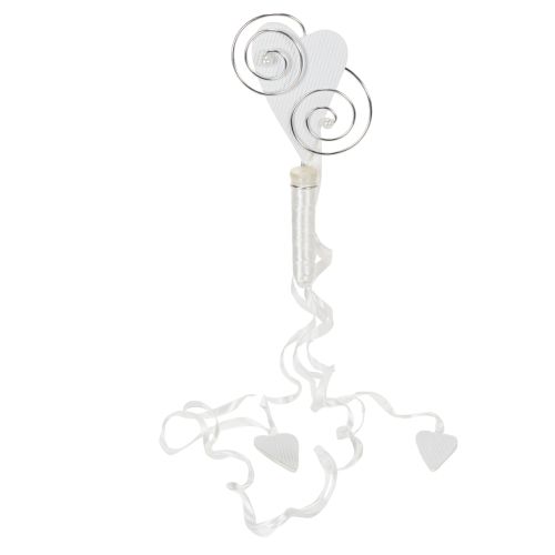 Prodotto Appendiabiti da panchina con tubo e cuore, 18 cm, 6 pezzi