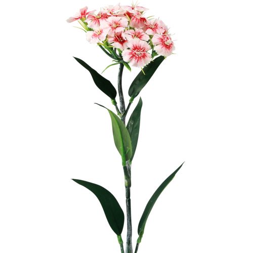 Garofano barbuto Garofano artificiale Rosa pesca 52 cm