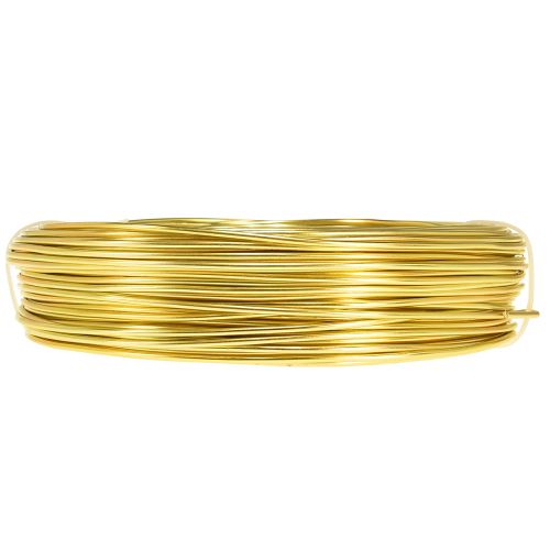 Prodotto Filo artigianale filo di alluminio dorato per artigianato Ø2mm L60m