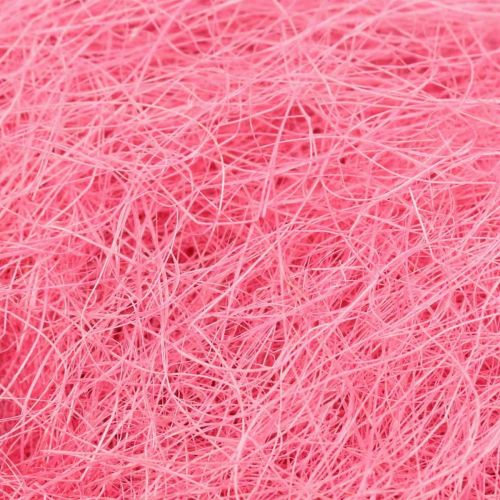 Prodotto Materiale artigianale, erba di sisal, materiale naturale rosa 300g