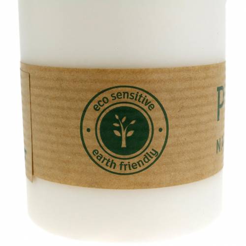 Prodotto PURE Nature Safe Candle candela stearina, cera di colza 90/60mm bianco 1 pz