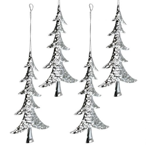 Floristik24 Albero argento da appendere 15 cm 8 pezzi