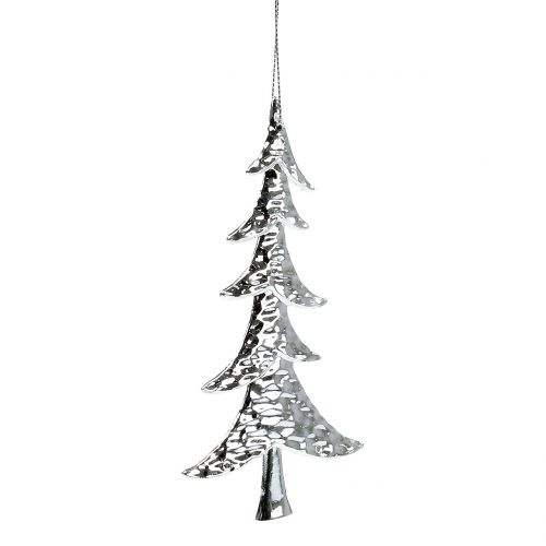 Floristik24 Albero argento da appendere 15 cm 8 pezzi