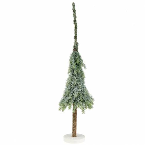 Floristik24 Albero di Natale Deco nevicato verde, bianco 56 cm