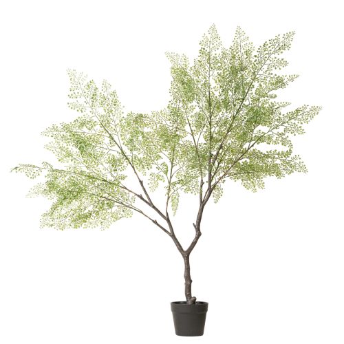 Albero artificiale con foglie delicate, 120 cm