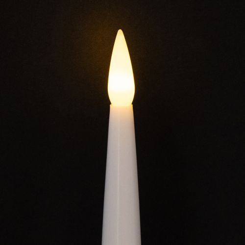 Prodotto Candele a forma di albero, candele a LED con luce gialla cristallina, 31 cm, 10 pezzi