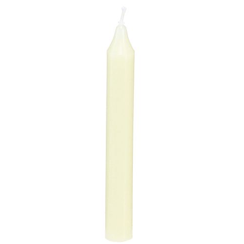 Candele per albero candele a bastoncino Ø13mm candele gialle H10cm 22 pz