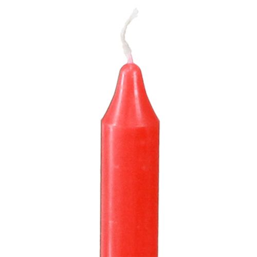 Prodotto Candele per albero candele a bastoncino Ø13mm candele rosse 10,5 cm 44 pezzi