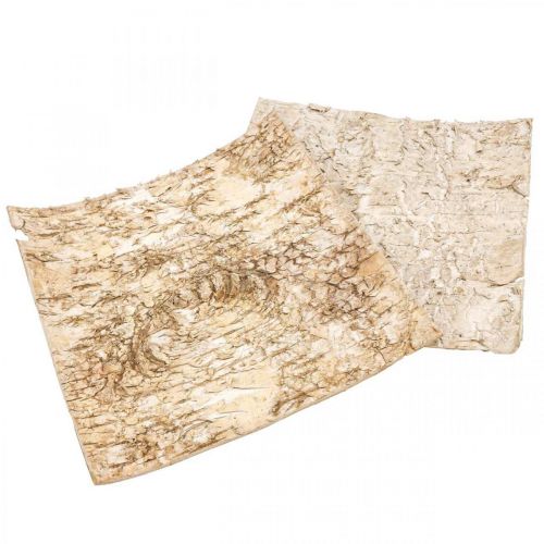 Floristik24 Corteccia d&#39;albero corteccia decorativa corteccia di betulla quadrata naturale 20×20 cm 6 pz