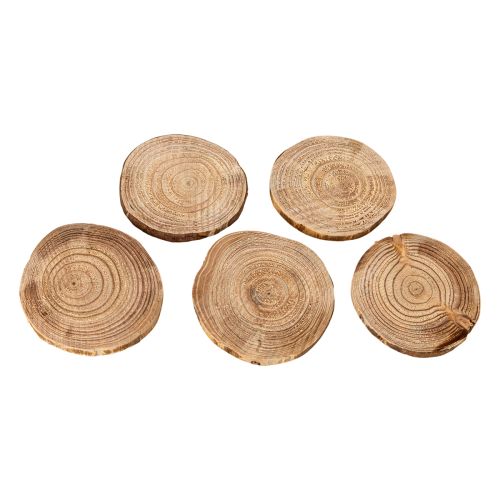 Fette rotonde di legno naturale per decorazione e lavori artigianali, 6 cm, 300 g | Floristik24.it
