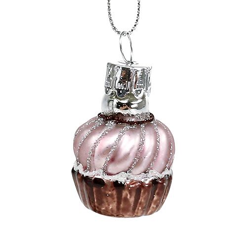 Floristik24 Muffin decorazione albero Mix Ø2,5cm 6 pezzi