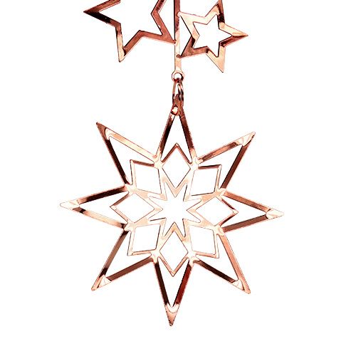 Floristik24 Stella decorazione albero 20cm rame 1p
