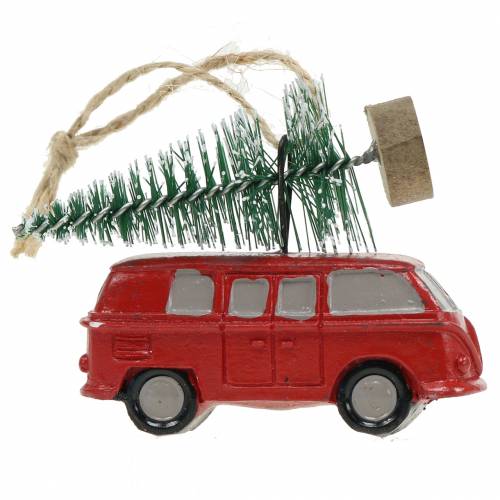 Auto decorazione albero con abete 6,5 cm per appendere 4 pezzi