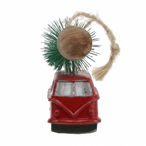 Floristik24 Auto decorazione albero con abete 6,5 cm per appendere 4 pezzi
