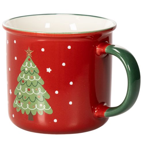 Tazza natalizia con motivo albero di Natale, 9 cm | Floristik24.it