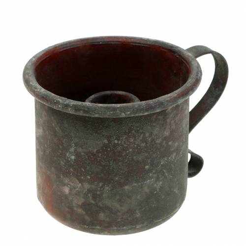 Floristik24 Tazza candeliere aspetto antico Ø9cm H8cm