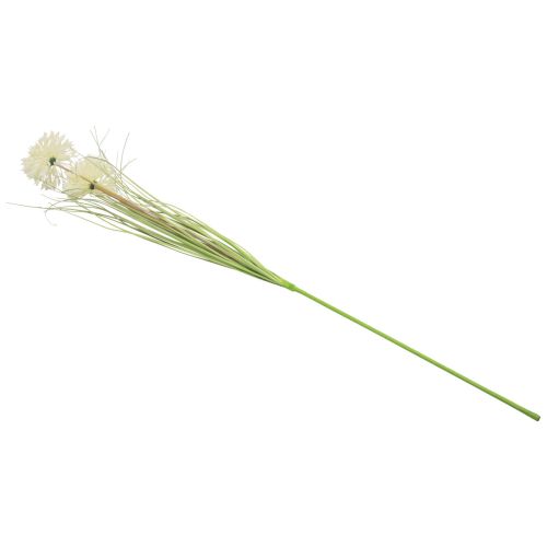 Floristik24 Fiori artificiali palla fiore allium ornamentale cipolla artificiale bianco 90 cm
