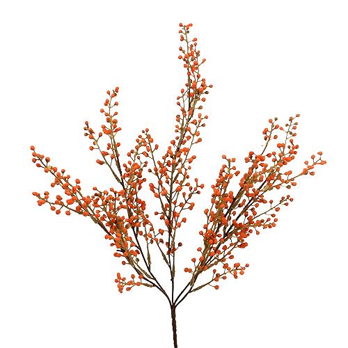 Ramo di bacche arancione L48cm 1pz
