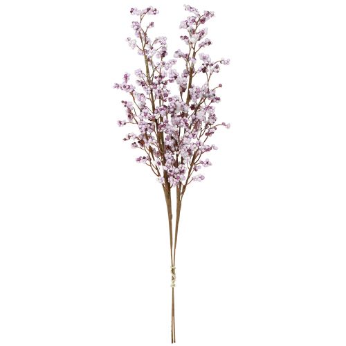 Floristik24 Ramo di bacche Ramo di Natale viola bianco gelo L60cm 2 pz