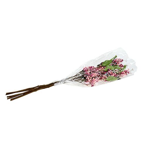 Floristik24 Ramo di bacche artificiale rosa-lilla 64 cm 6 pezzi