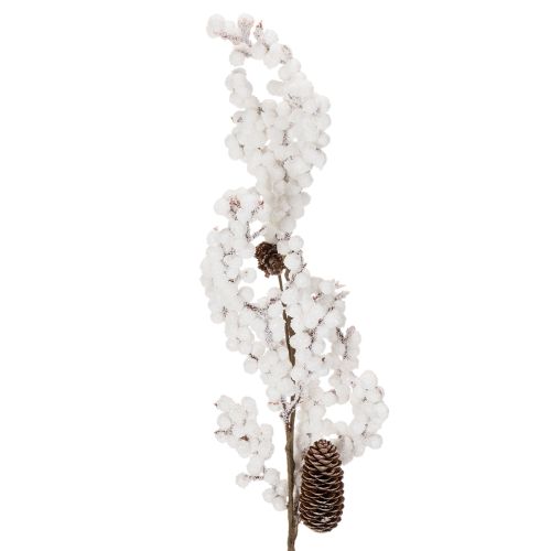 Decorazione invernale artificiale a forma di ramo con bacche e pigne, 60 cm. acquistare | Floristik24.it